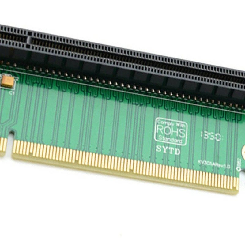 PCI-E PCI Express 16X 90 Degree Adapter Riser Card For 2U Computer Case Chassis PC Converter Expansion Card Components