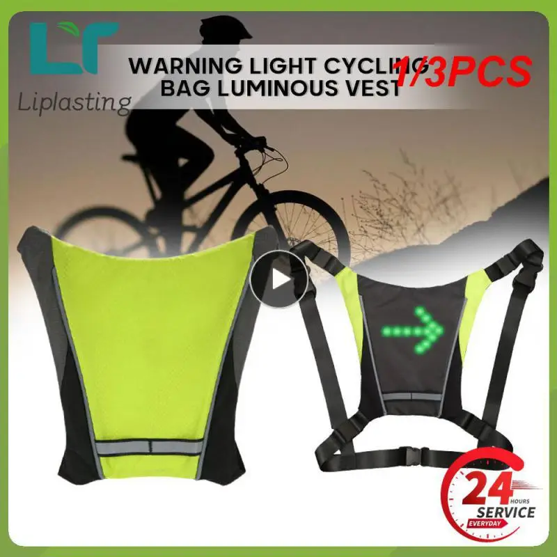 

1/3 шт., светоотражающая безрукавка для велосипеда