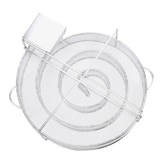 Chips Dohányzó Doboz Acél Grill Hideg Füstgenerátor Új Fa Por Forró Dohányos Lazac Szalonna Halak Mini Alma - Image 5