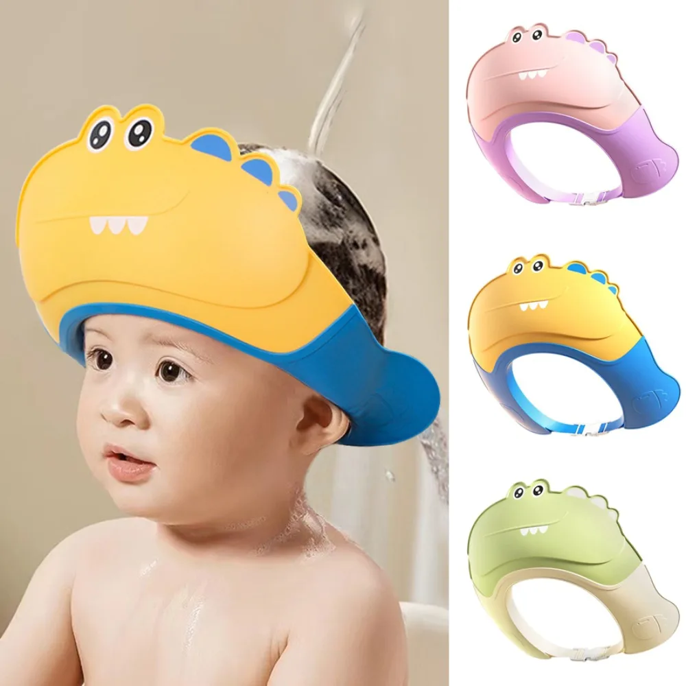 Baby Shampoo Cap Hair Shield Bathing Hat Adjustable TPR PP