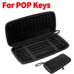 Premium Shockproof EVA Hard Case for Wireless Keyboard Storage (Black For POP Keys)