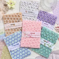 15 pcs Vintage Mixed Materials Lace paper Decor Scrapbook Materials DIY Photo Album Collage Journal Creative Stationery Supplies 1