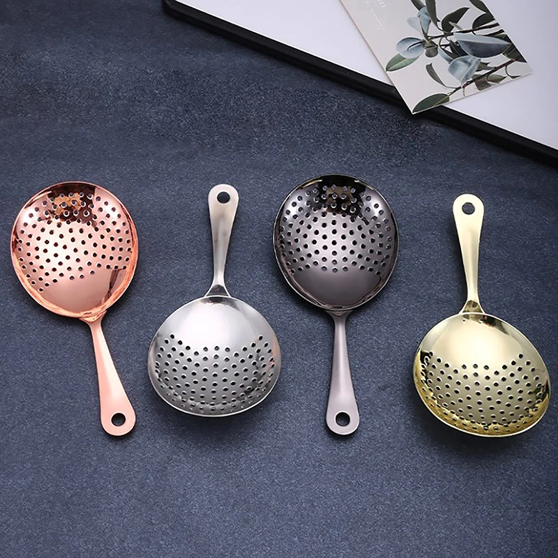 

Bar Strainer 304 Stainless Steel Cocktail Strainer Spoon Bar Sprung Cocktail Shaker Fast Drain Strainer Bar Tools