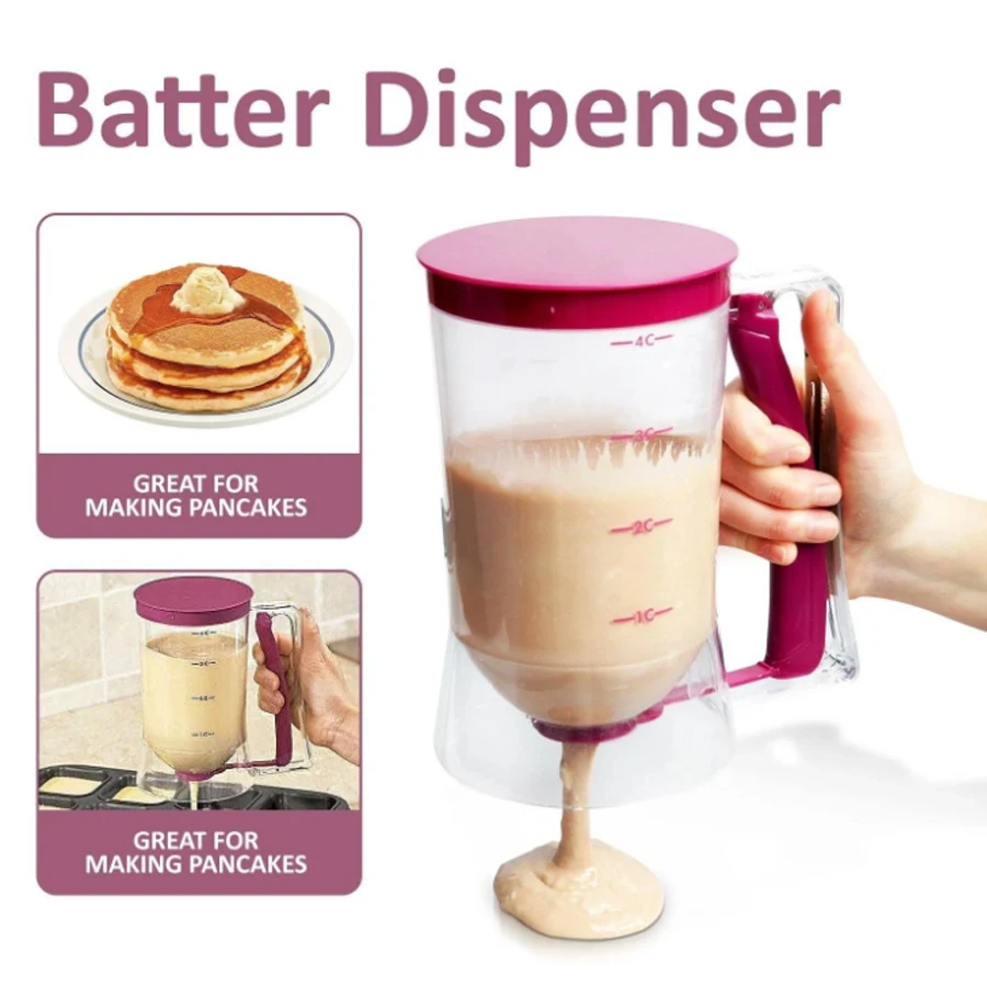 Batter Dispenser Cupcake Pancake,Professional Leakproof Durable