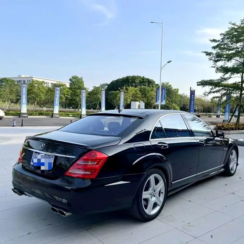 メルセデスベンツ W221 Sクラス用塗装済みルーフスポイラー/トランクスポイラーセット/リアウイング/リアスポイラ/S320/S350/S400/S50 メルセデスベンツ Sクラス S350 ルーフスポイラー トランクスポイラー