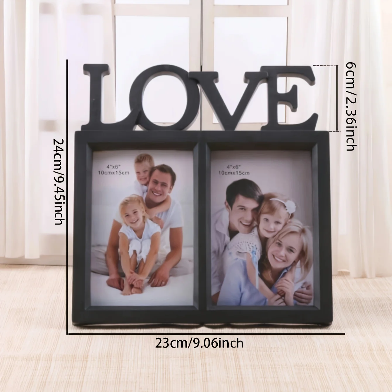 Cute Love Photo Frame Family Picture Frame Retro Photo Christmas Halloween Thanksgiving Easter New Year's Gift photo frame wood canvas frame wood photo frame wood frame wood picture frame