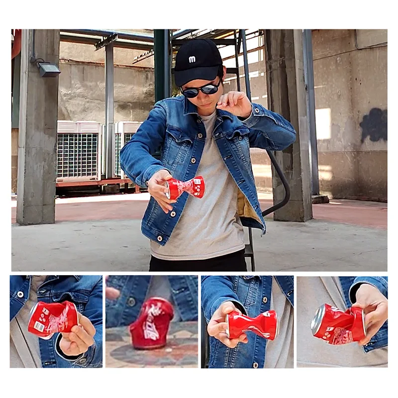 Coke Can Magic Close Up Magic Tricks Illusions Street Bar Magic Props Crash Can Restoration Coke Can Appear From Empty Bag Fun