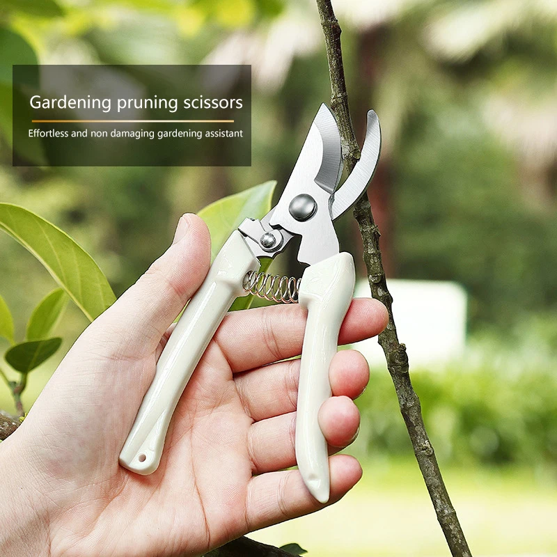 Horticultural Scissors Bird Beak Shape Branch Pruning Labor Saving Pruning Stainless Steel Picking Multifunctional Fruit Scissor