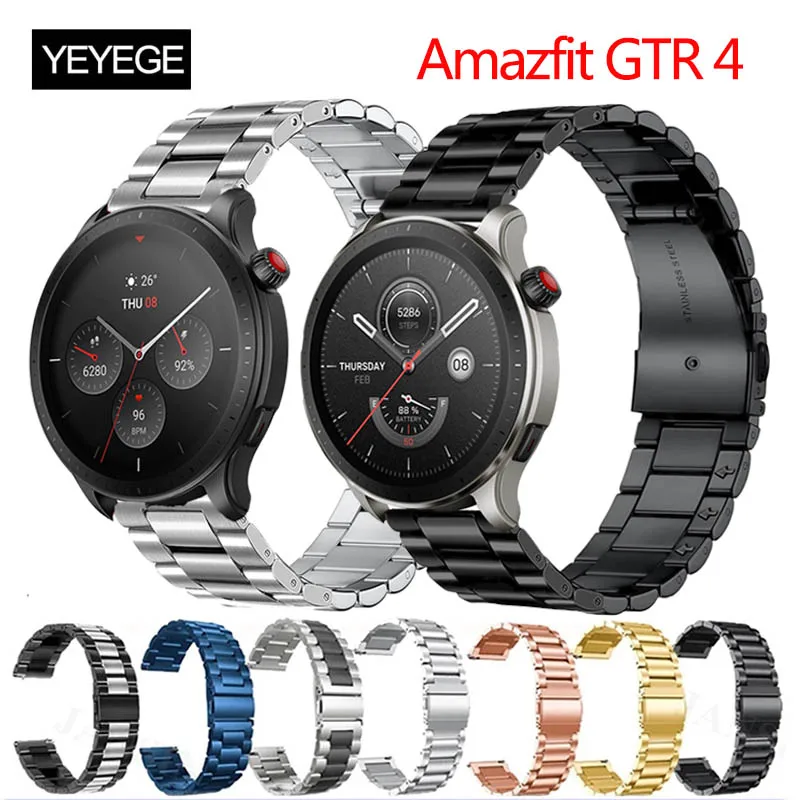 Leather Watch Strap For Huami Amazfit gtr 3 pro Smartwatch Bracelet Correa  For Huami Amazfit GTR 3 GTR 3 Pro Wristband Belt - AliExpress