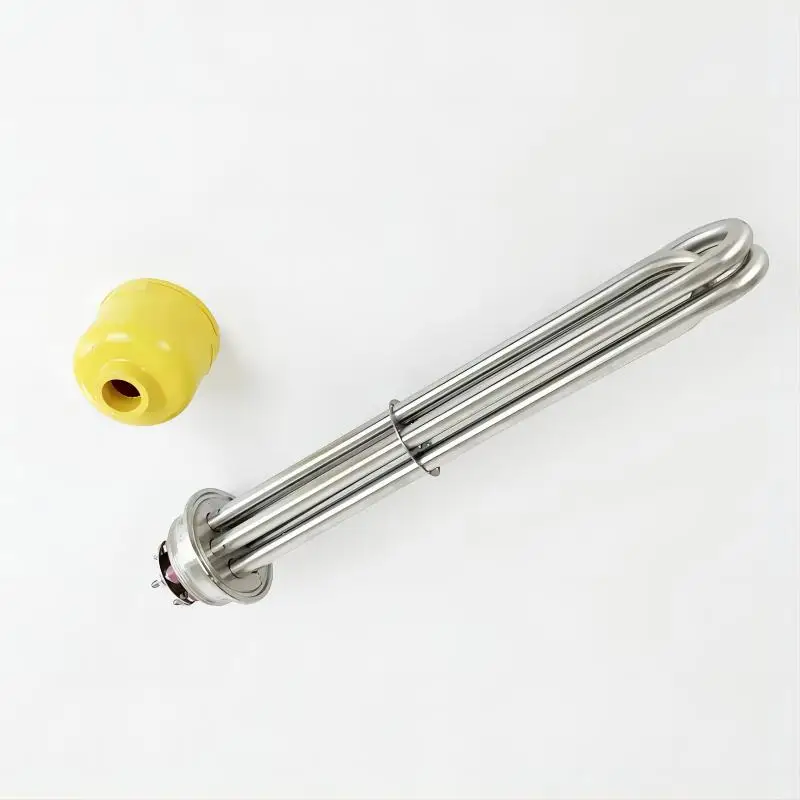 Elemento de Aquecimento da Flange do Tanque de Água Elemento de Aquecimento para a Destilação Homebrew Aço Inoxidável 304 Terminais Tri-clamp in kw 220 v 380v 64 mm