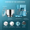 6.2L cook machine dough mixer household five liters egg beater food processor 4