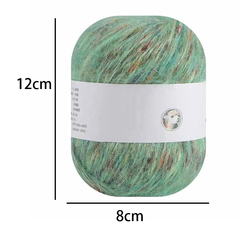 다채로운 알파카 벨벳 수제 직조 DIY 스웨터 재킷, 스레드 타이 스카프 모자, 중간 두께 실 공