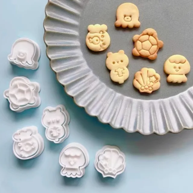 Jellyfish Sea Turtles Octopuses Fondant Tools Biscuit Moulds Marine Animal Cookie Cutter Sugar Craft Baking Pastry Stamp Mold Jellyfish Sea Turtles Octopuses Fondant Tools Biscuit Moulds Marine Animal Cookie Cutter Sugar Craft Baking Pastry Stamp Mold