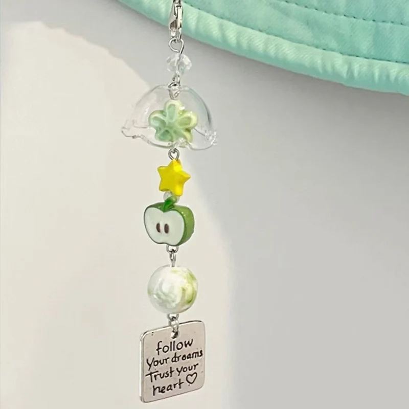 Fruit Keychain Charm cute Y2K style accessory for bags and keychains