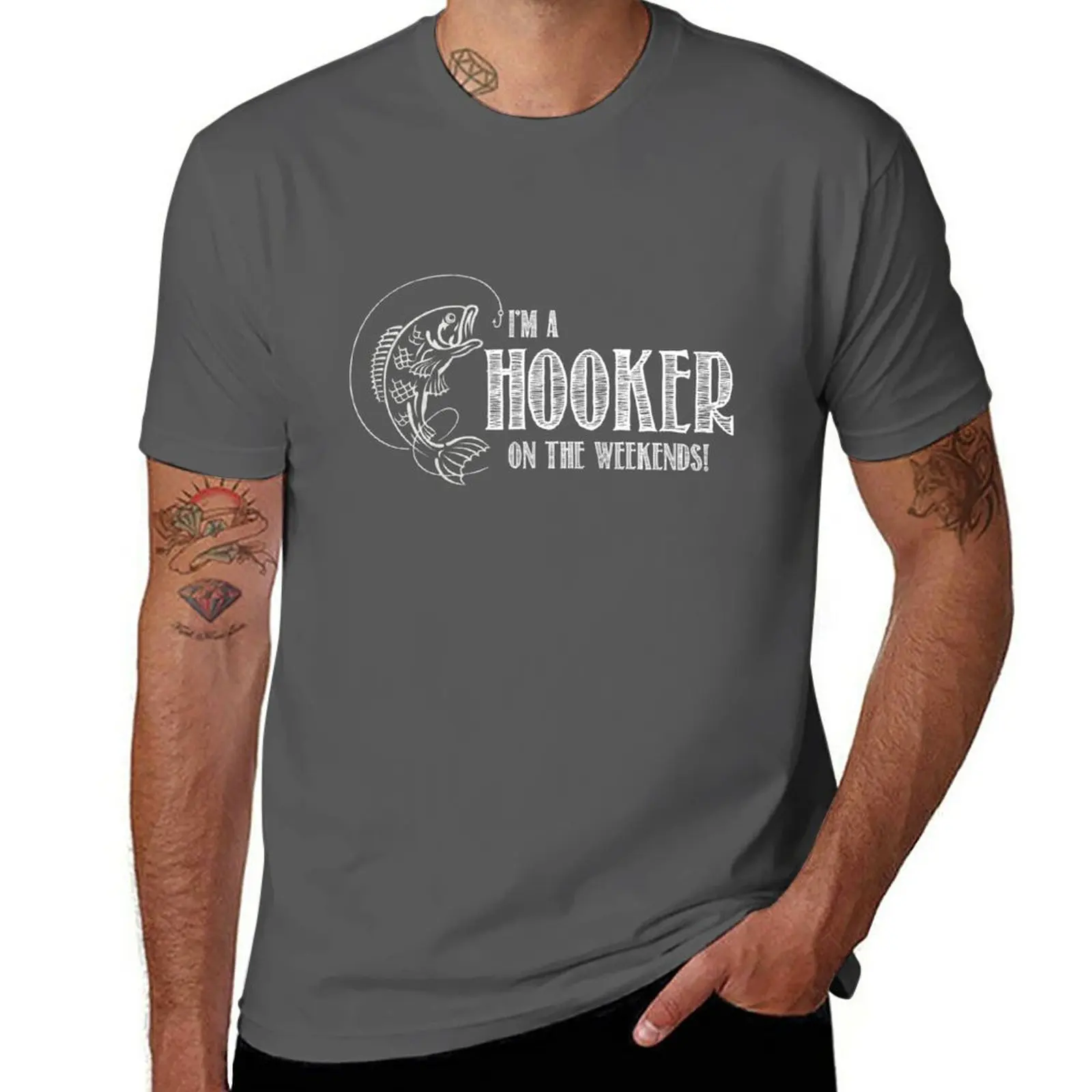 

New Hooker on the Weekend T-Shirt graphic t shirt cute clothes men workout shirt