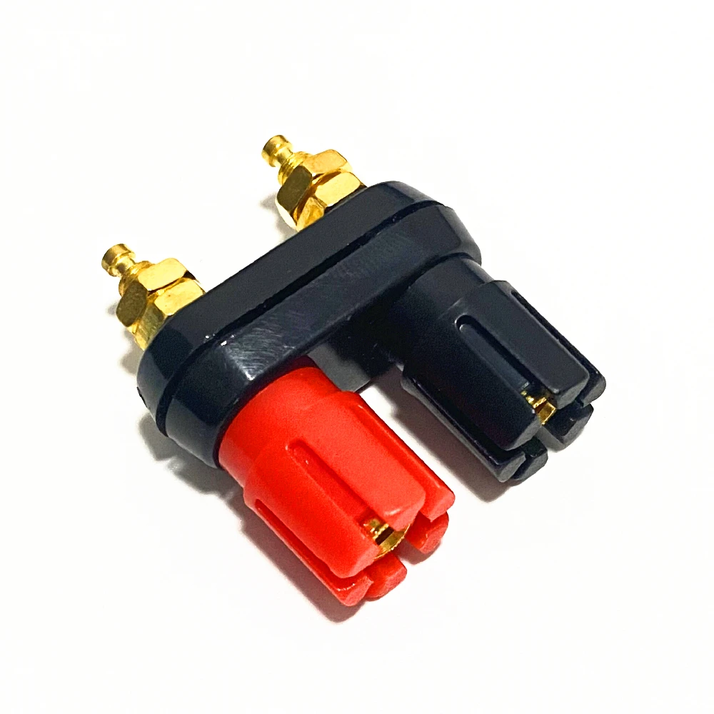 Banana Plugs 1pc Banana plugs Couple Terminals Red Black Connector Amplifier Terminal Binding Post Banana Speaker Plug Jack banana plugs