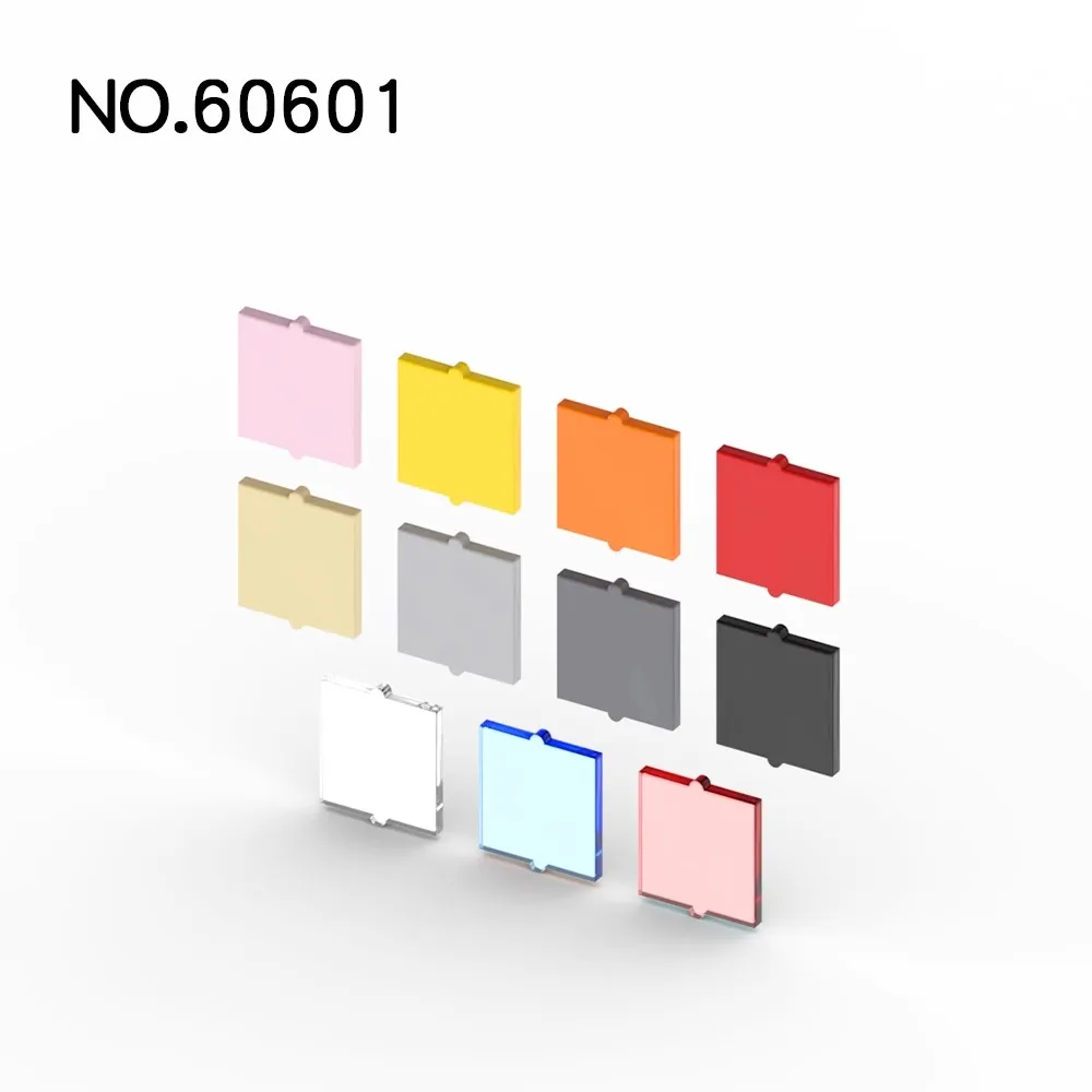 50pcs MOC assemblaggi compatibili particelle 60601 vetro per finestra 1x2x2 per blocchi giocattoli educativ di costruzione parti building blocks construction blocks