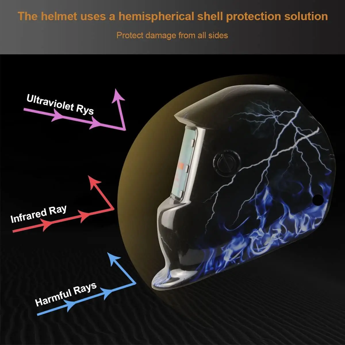 Welding Mask Welding Helmet Solar Power Auto Darkening Welding Helmet Adjustable Shade Range 4/9-13 Mig Tig Arc Welder Mask