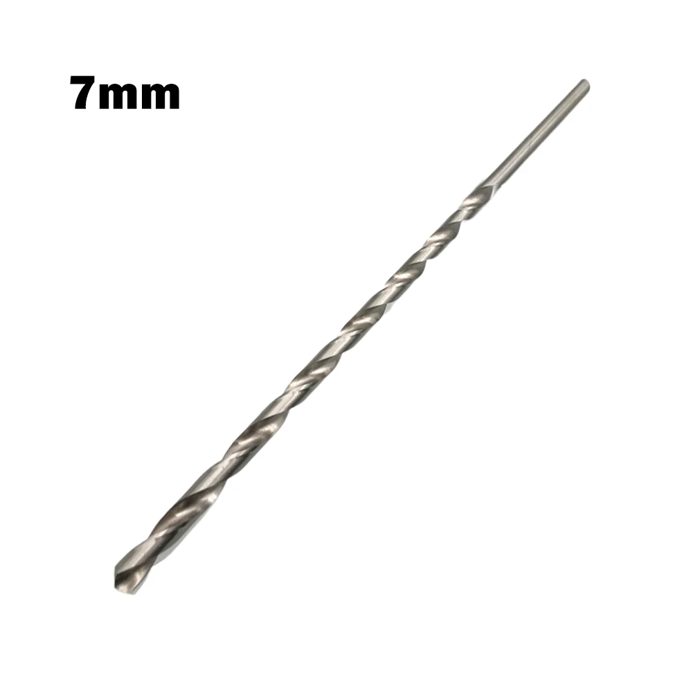 1pcs 300mm Extra Long Drill Bit HSS High Speed Steel 7 8 9 10 11 12 13 14 15 16mm Double Groove Drill Round Shank For Steel Wood