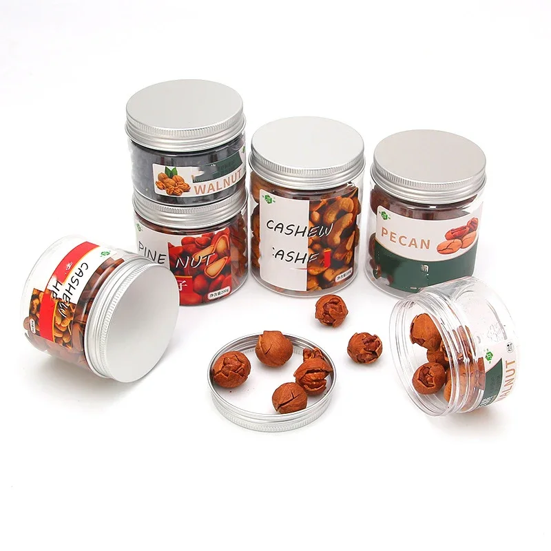 Food storage pots food storage container food storage can food storage box storage box 20Pcs 30/50/60/80/120/150ml Storage Jars With Lids Aluminum Round Canister Empty Plastic Cosmetic Jars Food Travel Bottle Pot