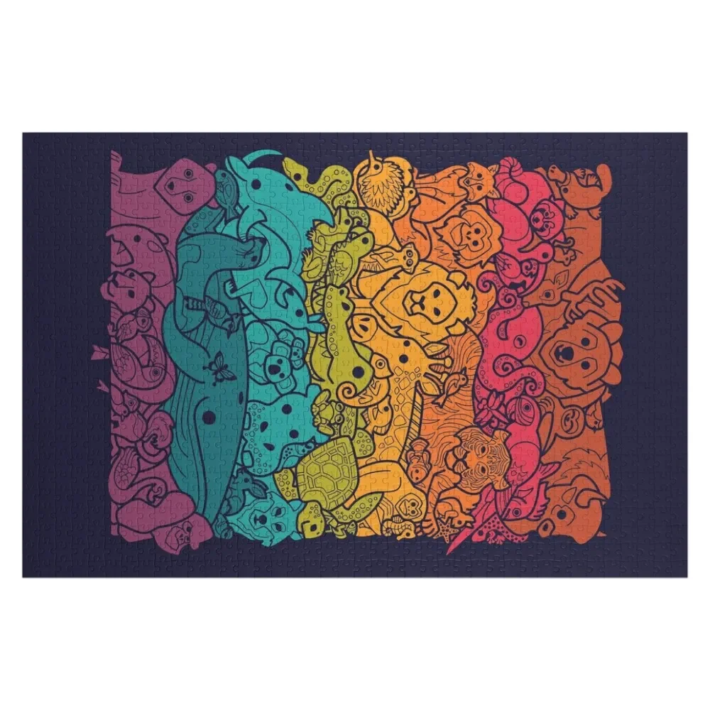 

Animal Spectrum : Dark Jigsaw Puzzle Picture Customizeds For Kids Puzzle