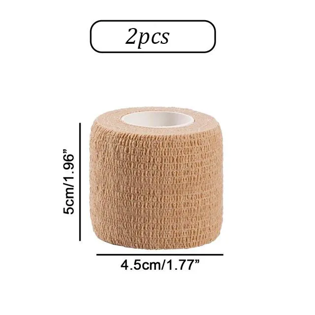 30 rotoli di benda elastica autoadesiva, nastro avvolgente atletico traspirante, tatuaggio, polso, caviglia, primo soccorso, supporto per ginocchio, protezione sportiva  18