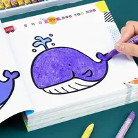 Large Size 92 Page 2-5 Years Old Colour Children Coloring Books Cars Animals Baby Drawing Book School Early Education Stationery 1