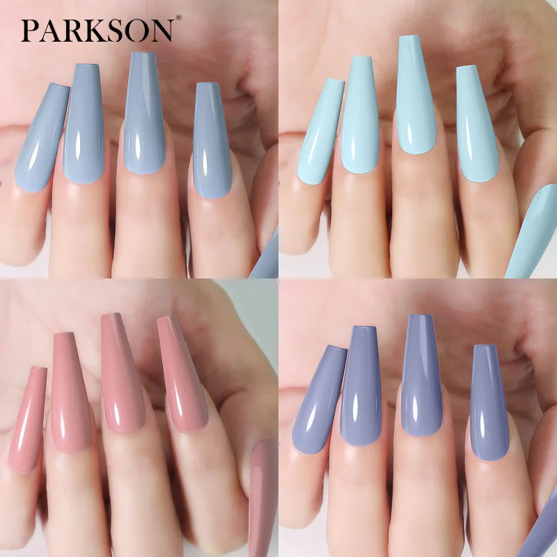 파르손 다크 그레이 매트 컬러 시리즈 젤 네일 폴리쉬 겨울용 롱래스팅 풀커버리지 매니큐어 소크 오프 네일 아트 젤 바니쉬