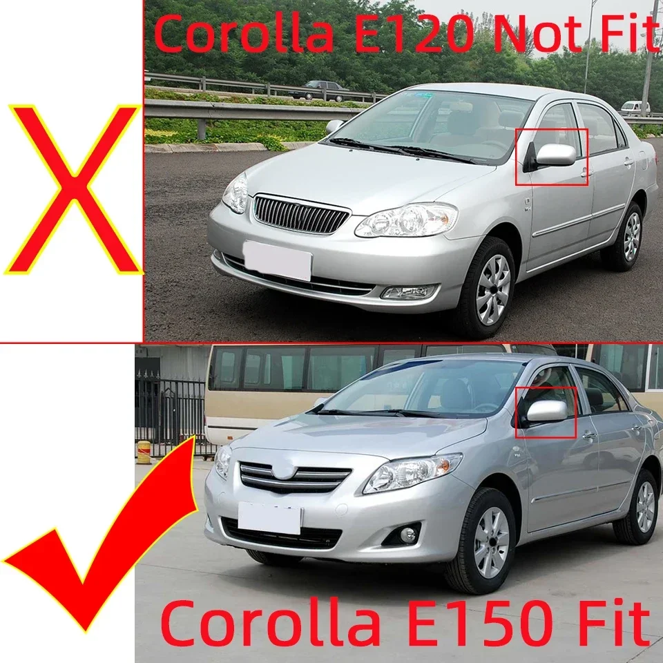 Toyota Corolla ALTIS 2007 2008 2009 2010 2011 2012 2013 백미러 쉘 커버 캡 하우징 윙 사이드 미러 페인트