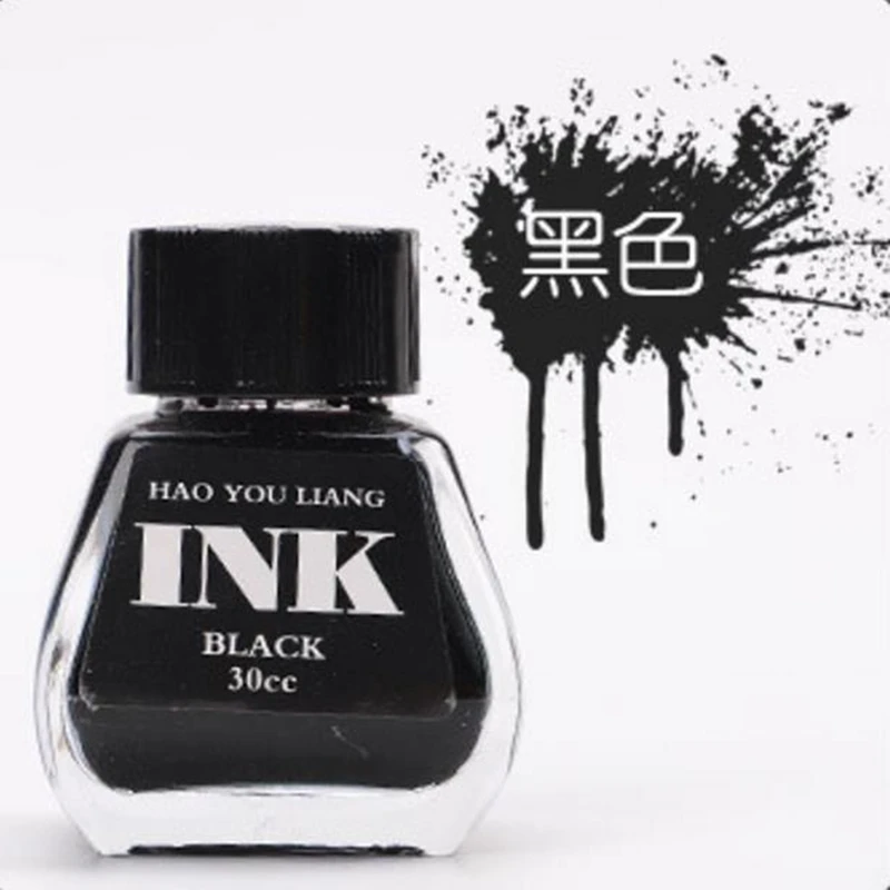 부드럽고 막힘 없는 펜촉 학용품, 16 색 병 비탄소 컬러 잉크, 잉크 펜 잉크, 30ml