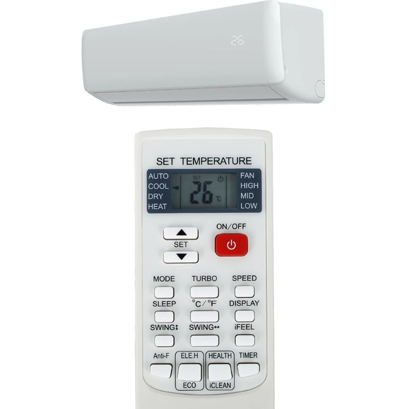 Telecomando Sostitutivo Per Condizionatore GZ-056B-E1 / GZ-056A-E1 – ABS, Leggero E Testato