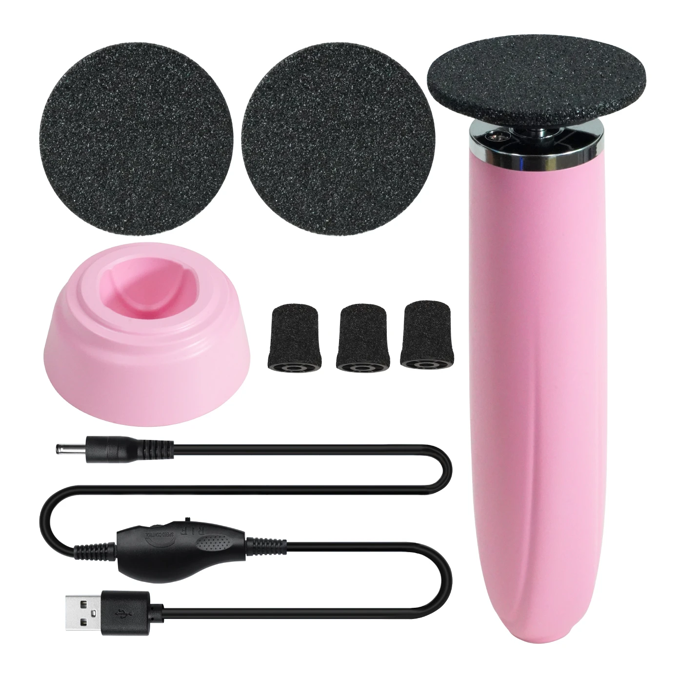 Disposable Foot Mask Electric Dead Skin Remover Foot File and Pedicure Tool Electric Foot Grinder for Grinding and Callus Removal with Adjustable Speed Pedicure Machine Replacement Sandpaper Suitable for Removing Dead Skin on Soles Hard Calluses