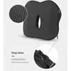 Memory Foam Seat Cushion Waist Back Support Pillow Set Orthopedic Ergonomic Coccyx Relief Hip Lumbar Pad for Office Chair Car 5