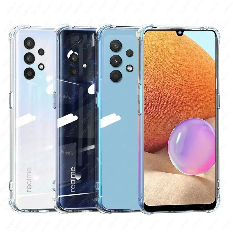 Custodia Trasparente Antiurto Per Samsung A 32 On Galaxy A32 Custodie Per Telefoni In Silicone Samsung Galaxy A32 4G/5G Custodia Morbida Samsung A32