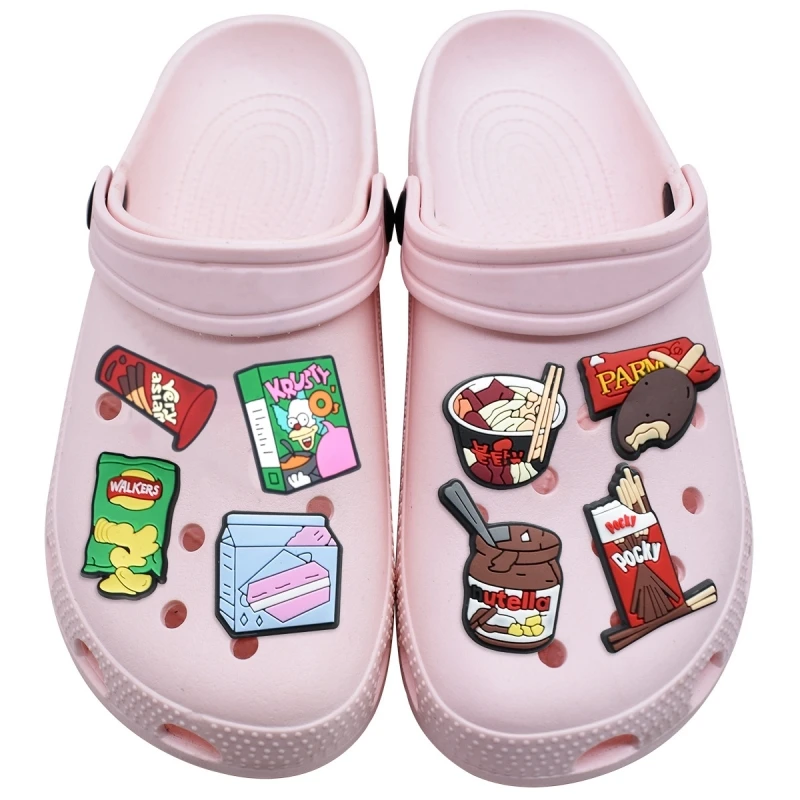 Cute Shoe Charms Accessories Fit For Clog Sandals Shoe Decoration For Kids Adult Girls Women Party Favors Birthday Gifts