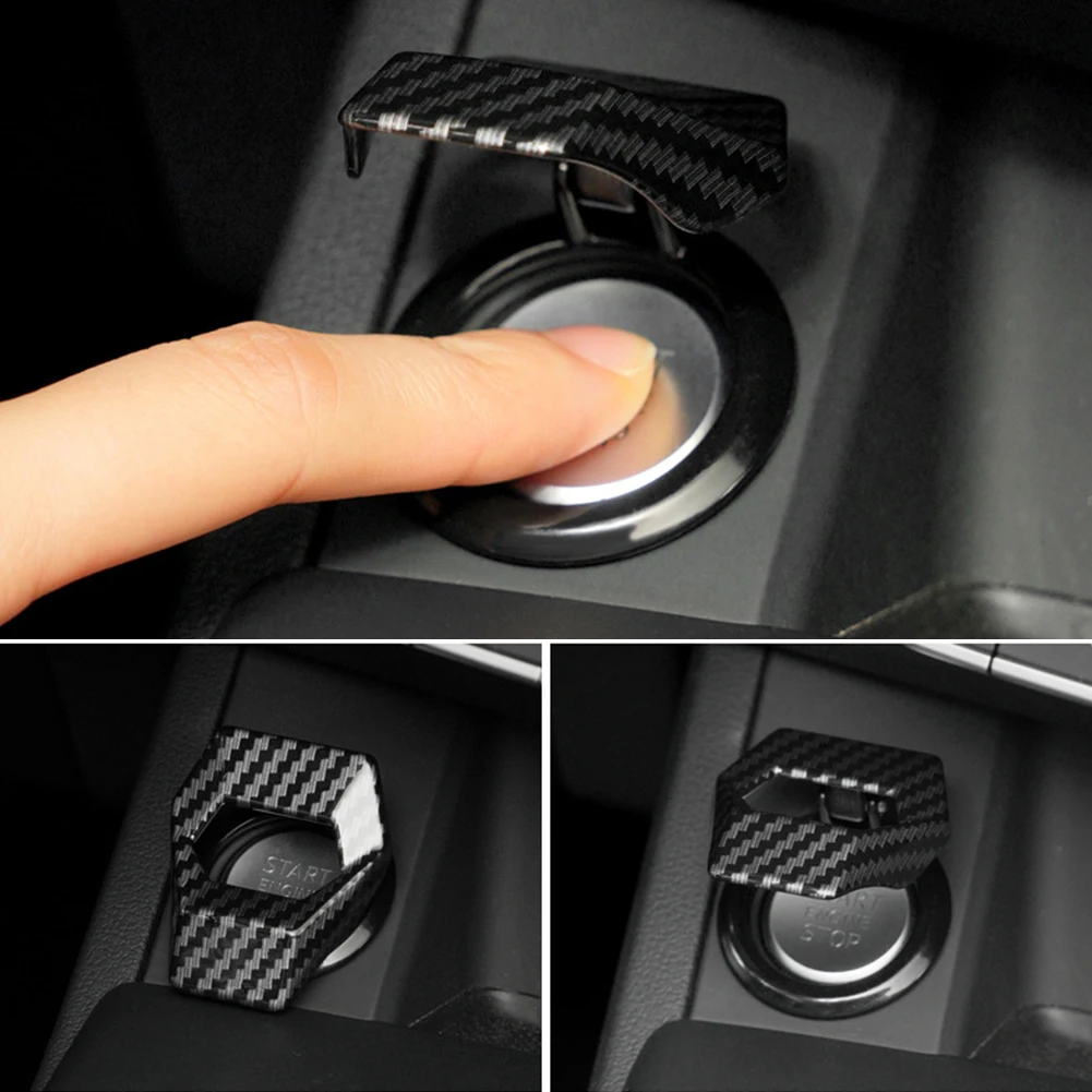 Engine Start/Stop Button Decorative Cover - Stylish Interior Auto Accessory