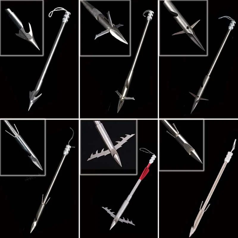 Fishing Sling Arrow Tips Archery Broadhead Slingshot Arrows