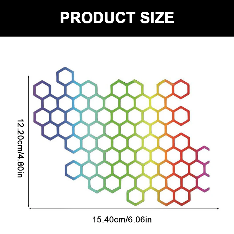 Motorcycle Stickers Universal for Motorcycle Scooter Electric Bicycle Decorative Film Honeycomb Helmet Decals