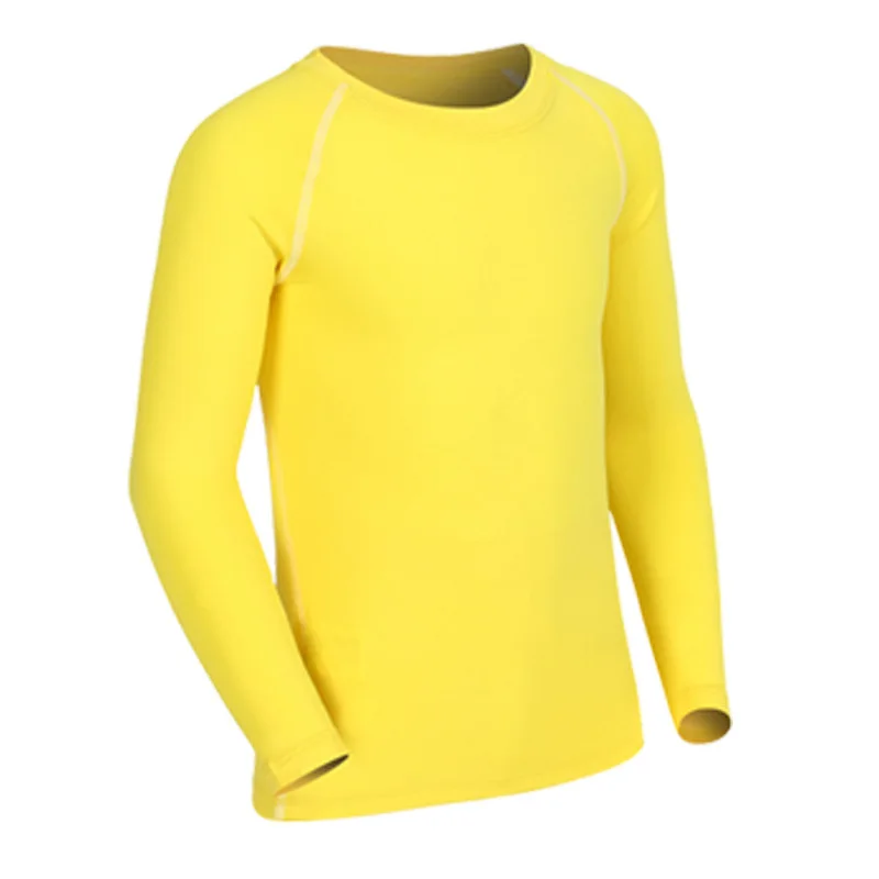 Kids Children Boy Girl Sport Running Long T Shirt Fitness Basketball Football Gym Sportswear Soccer Hiking Undershirt Jerseys 28