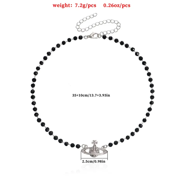 Fashion Jewelry Woman Simple Black White Beads Initial Necklace Handmade Choker  Necklace Beads For Jewelry Making XL984 - Price history & Review, AliExpress Seller - ZuoWen Official Store