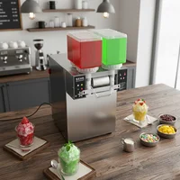 Machine à glaçons commerciale pour neige, 1100W, 180KG/24H, pour lait, glace, Dessert, thé à bulles, magasin de marmites chaudes 4