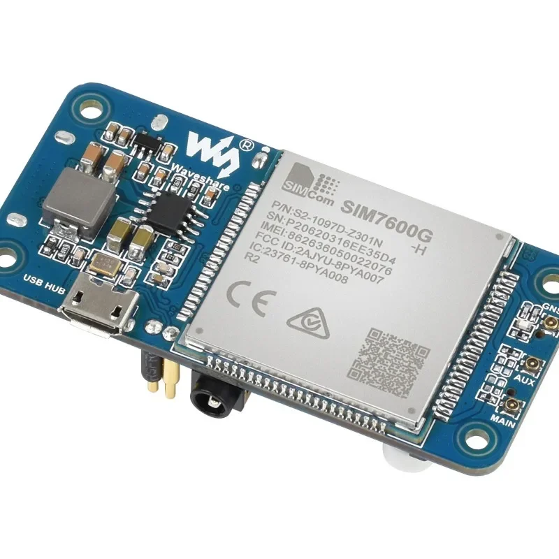 

Waveshare SIM7600G-H 4G HAT (B) для Raspberry Pi