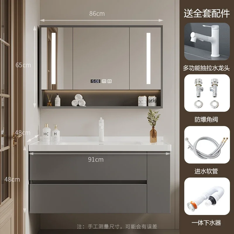Light White Toilet Drawer Bathroom Vanities Storage Bathroom Vanities Mirror Closet Vintage Gabinete Para Banheiro Furniture