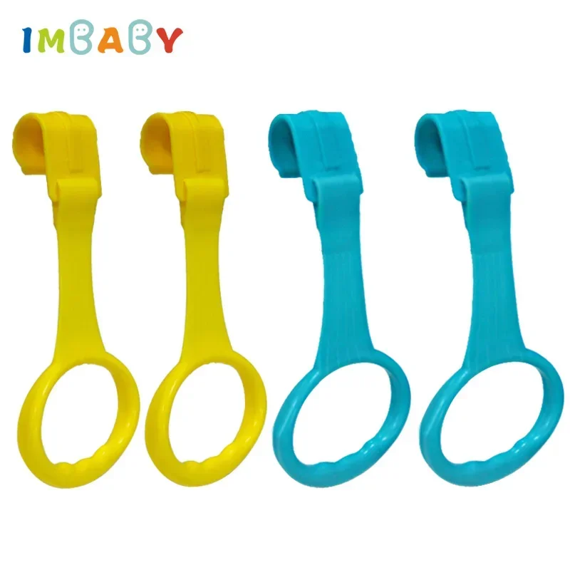 IMBABY 4pcs/lot Baby Pull up Rings thicker Baby Crib Pull Rings Walking Exercises Assistant Hanging Ring Playpen