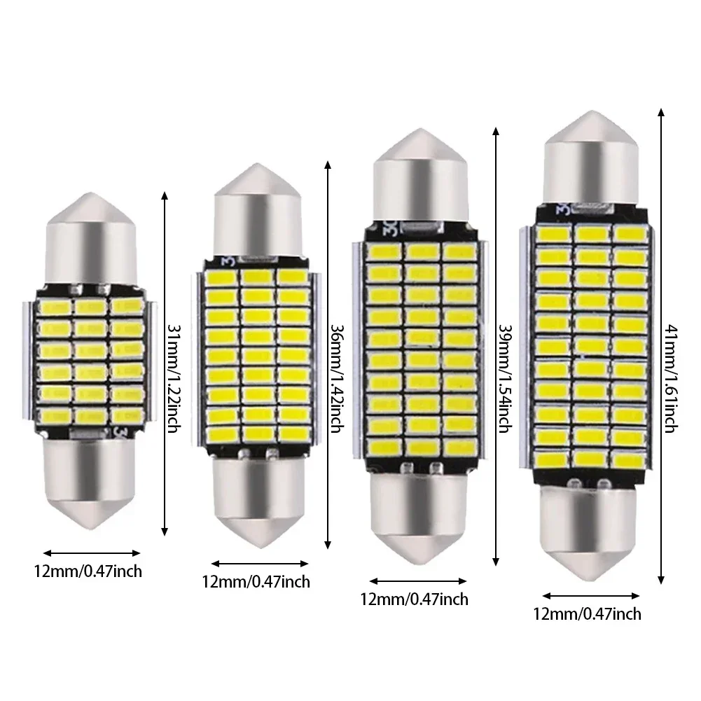 รูปสินค้า หลอดไฟ LED สว่างพิเศษ 10 ชิ้น สำหรับรถยนต์
