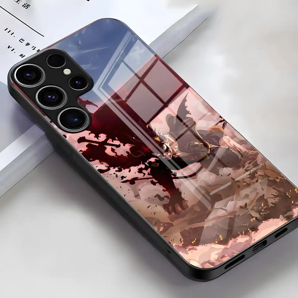 Anime-Inspired Black Clover Glass Phone Case – Premium Design Cover