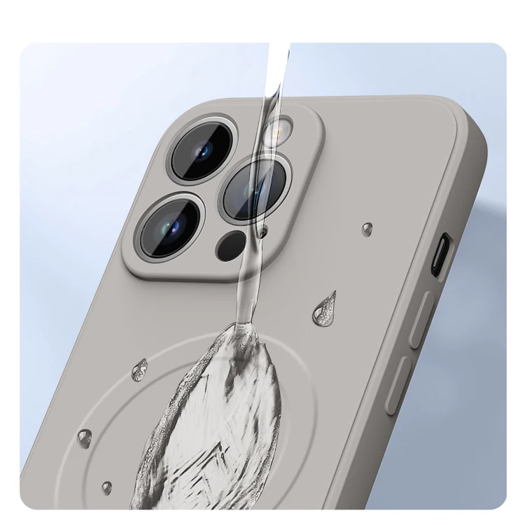 Premium Liquid Silicone Magnetic Case with MagSafe for iPhone - Soft Touch Protection