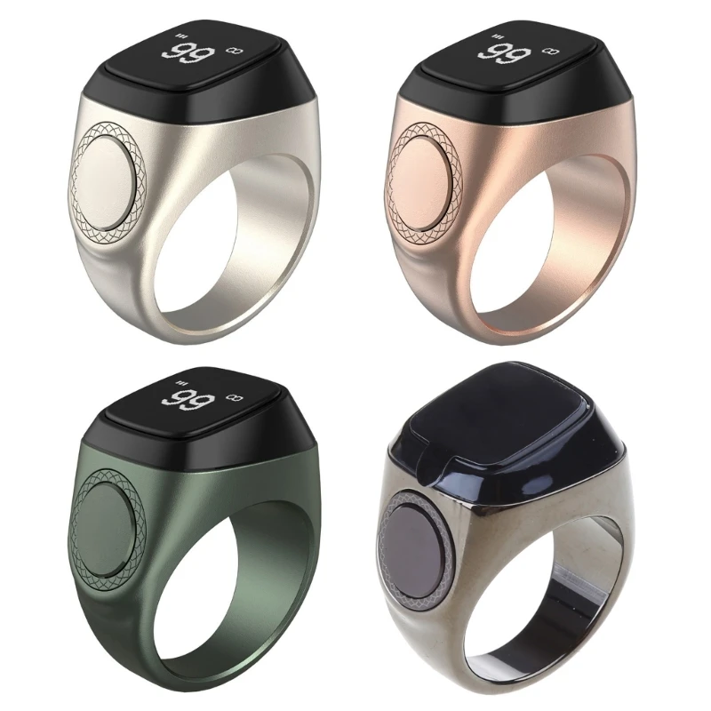 

Tasbeeh Counter Ring Модные украшения Смарт-кольцо на палец Интеллектуальные устройства