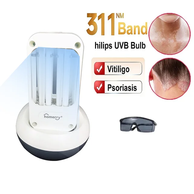 311nm Vitiligo Lamp Physical Therapy Equipment Medical Light Source Narrow Band Phototherapy Lamp Uvb Lamp For Psoriasis