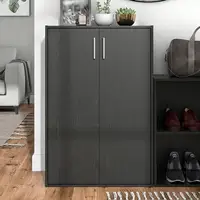 Wood Cube Storage Organizer with Doors Stackable Bookcase Pantry Dorm Room Decor & Bedroom Organizer Small Spaces Space Saving 1